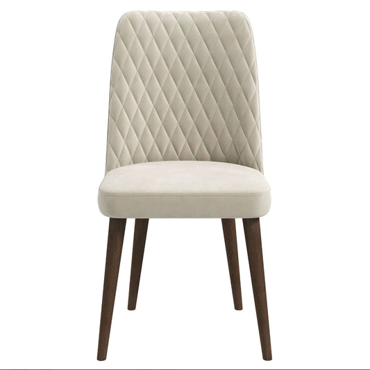 Katie MCM Tufted Velvet Dining Chairs (Set Of 2) - Revel Sofa