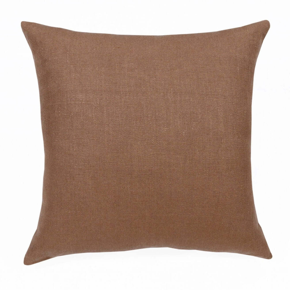 Linen Zippered Pillow in Variety of Solid Colors - 20" X 20"