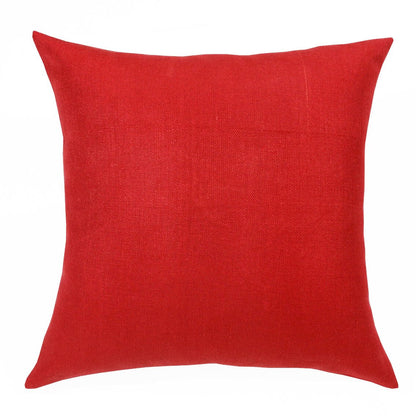 Linen Zippered Pillow in Variety of Solid Colors - 20" X 20"