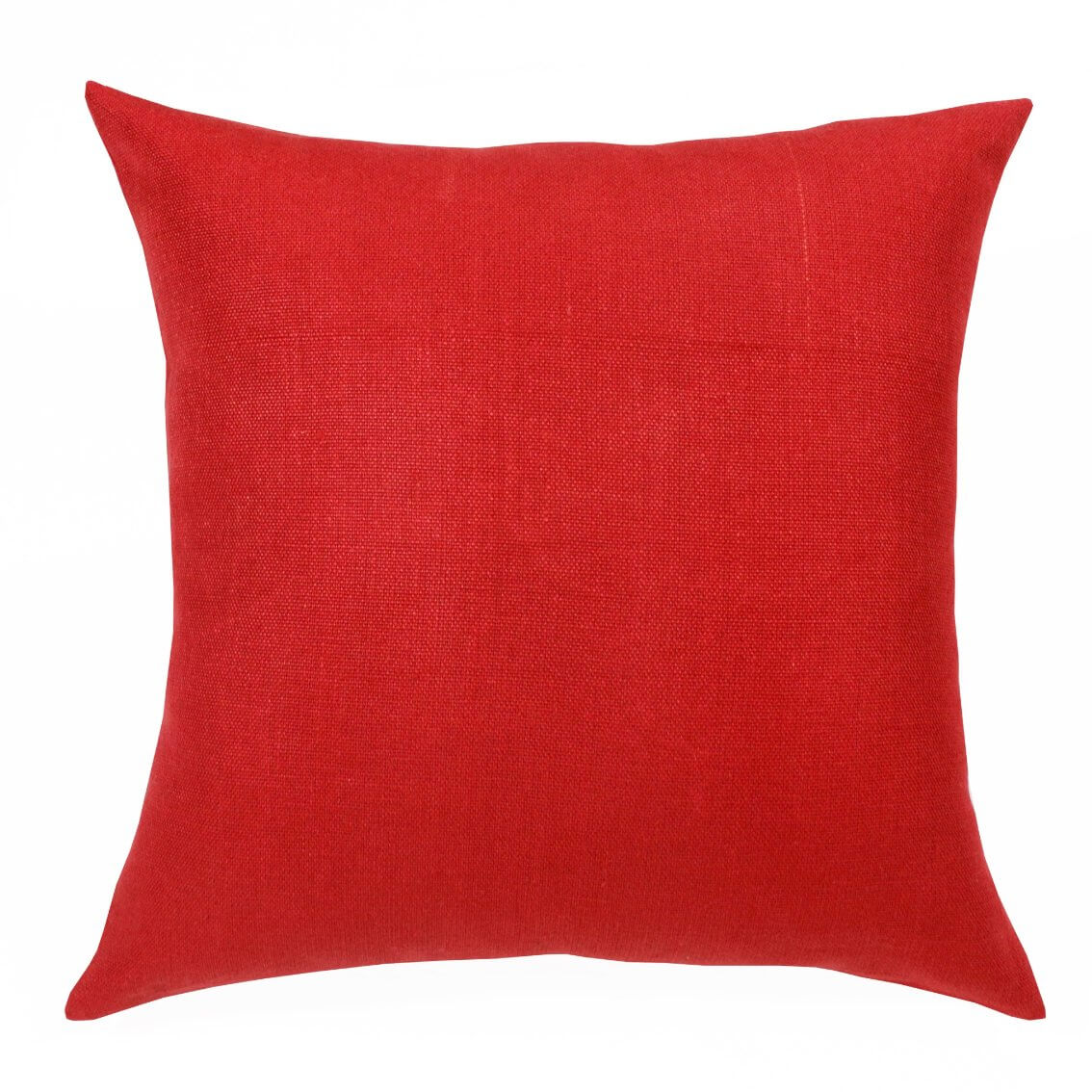Linen Zippered Pillow in Variety of Solid Colors - 20" X 20"