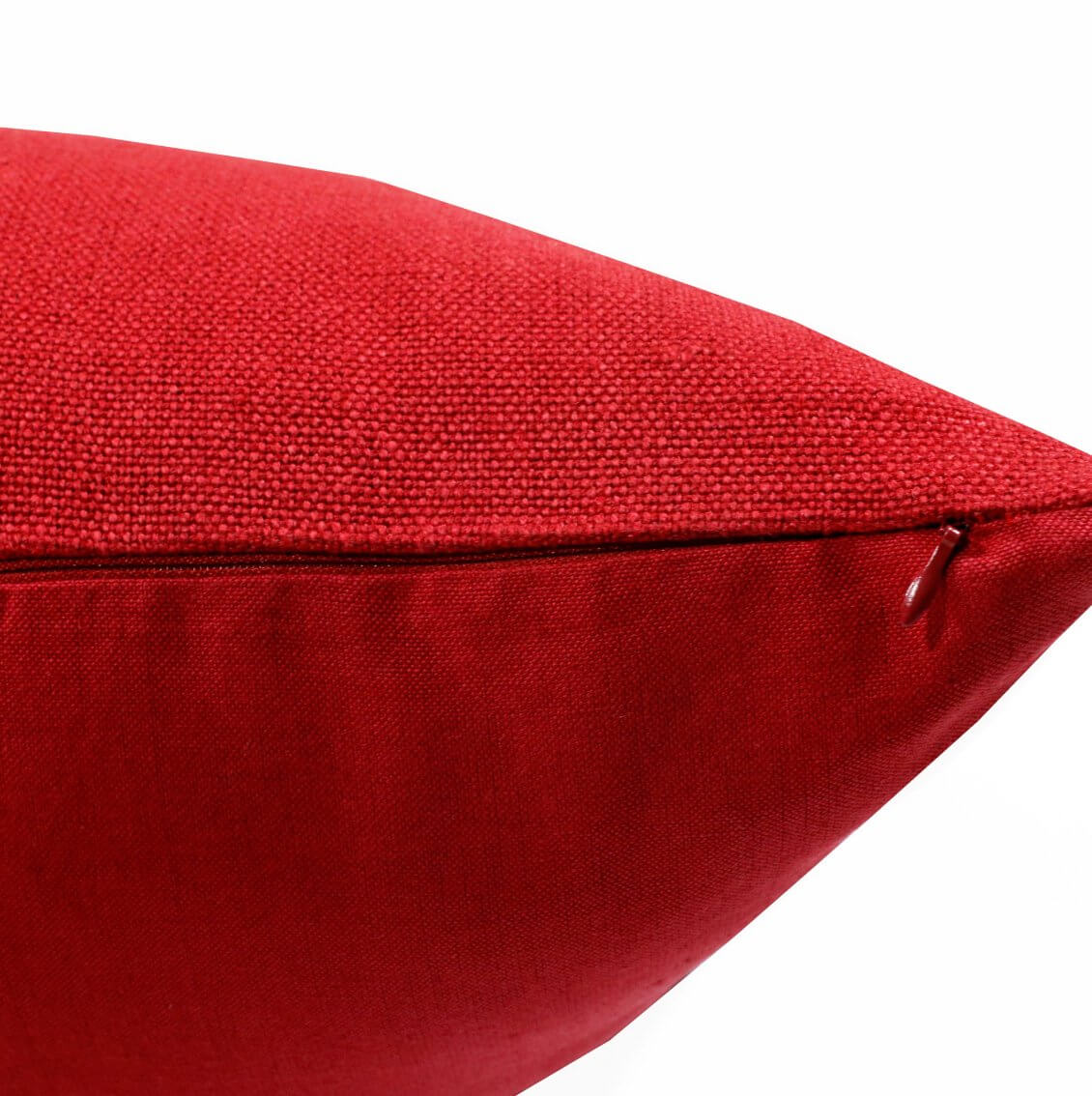 Linen Zippered Pillow in Variety of Solid Colors - 20" X 20"