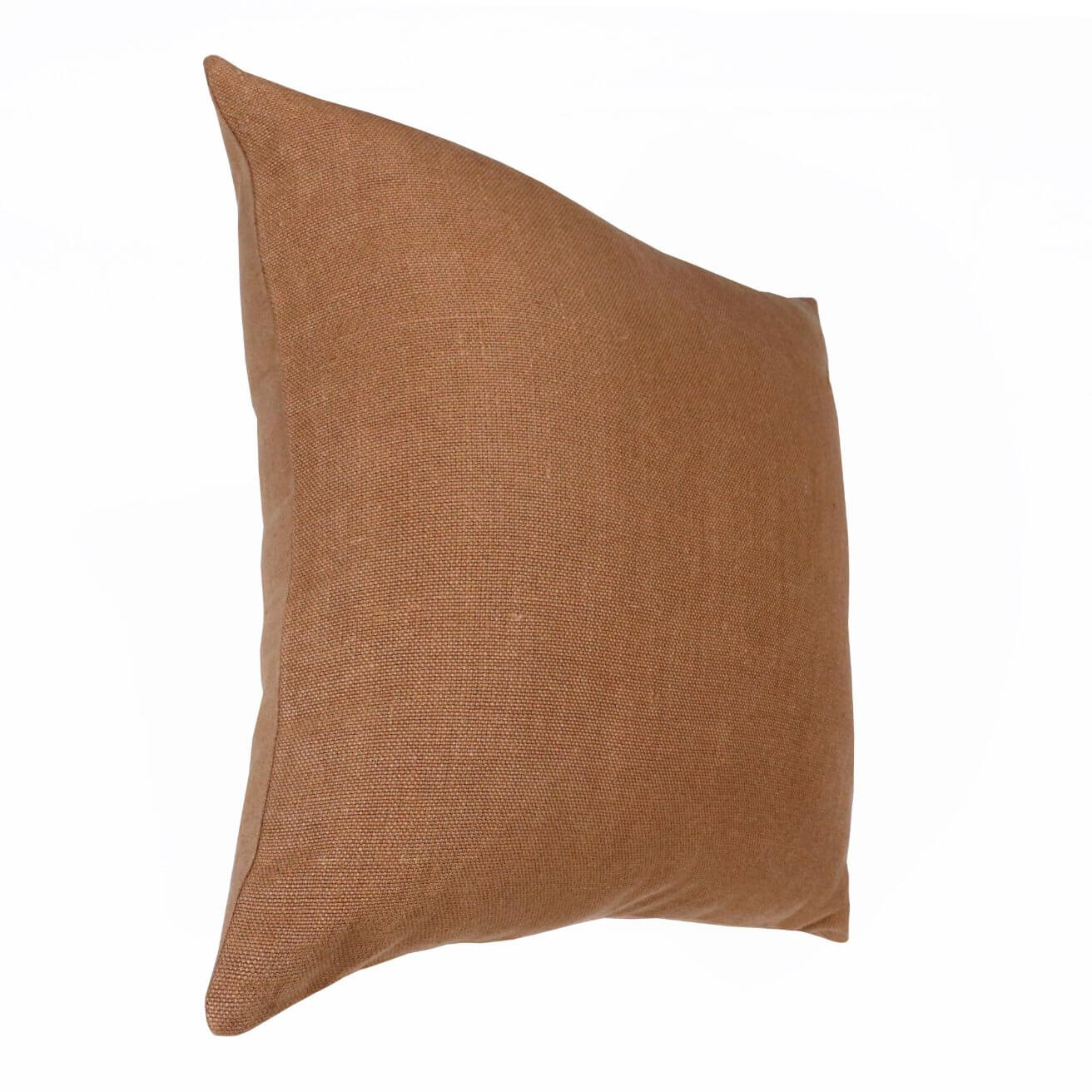 Linen Zippered Pillow in Variety of Solid Colors - 20" X 20"