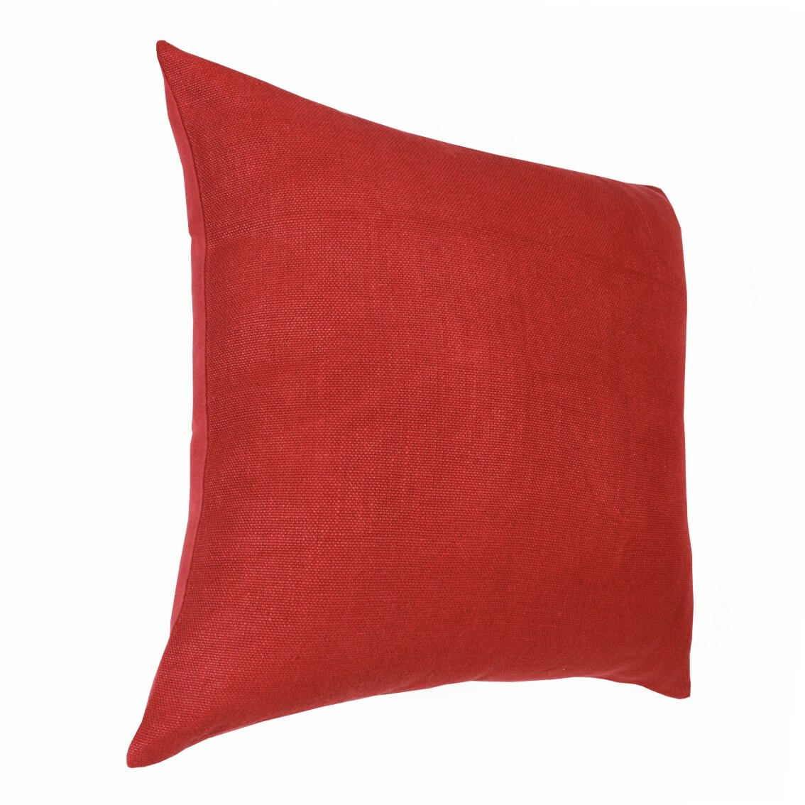 Linen Zippered Pillow in Variety of Solid Colors - 20" X 20"