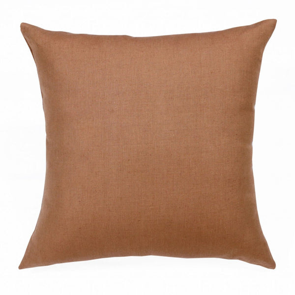 Linen Zippered Pillow in Variety of Solid Colors - 20