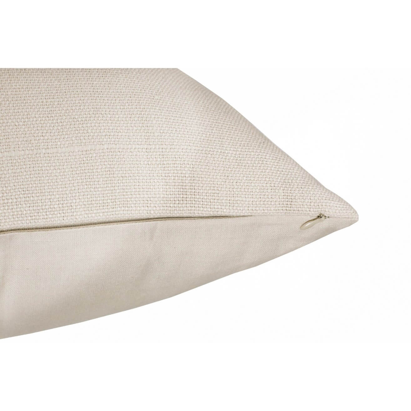 Linen Zippered Pillow in Variety of Solid Colors - 20" X 20"