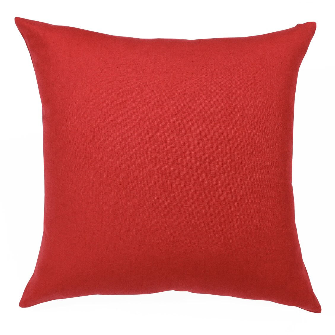 Linen Zippered Pillow in Variety of Solid Colors - 20" X 20"