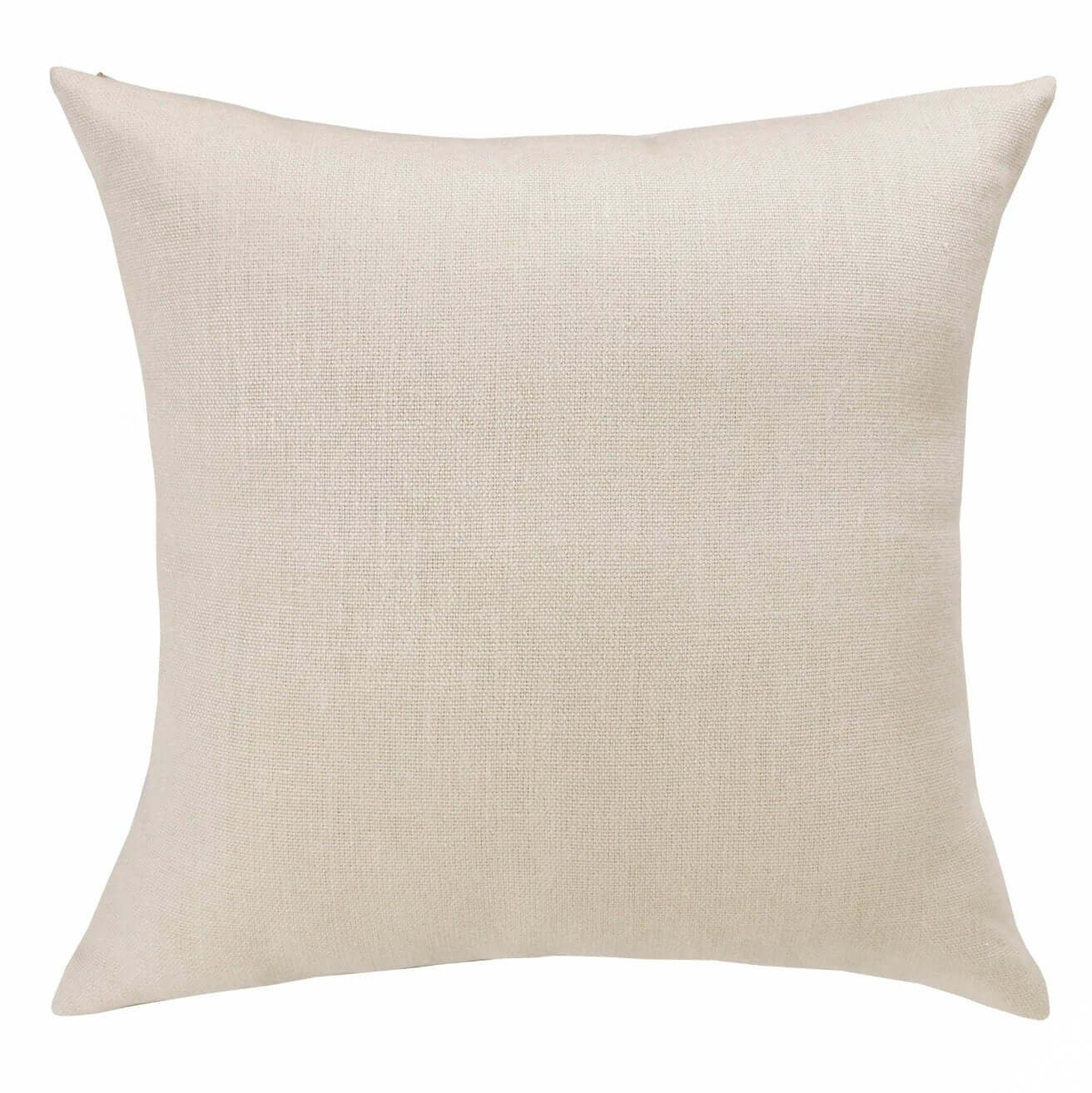 Linen Zippered Pillow in Variety of Solid Colors - 20" X 20"