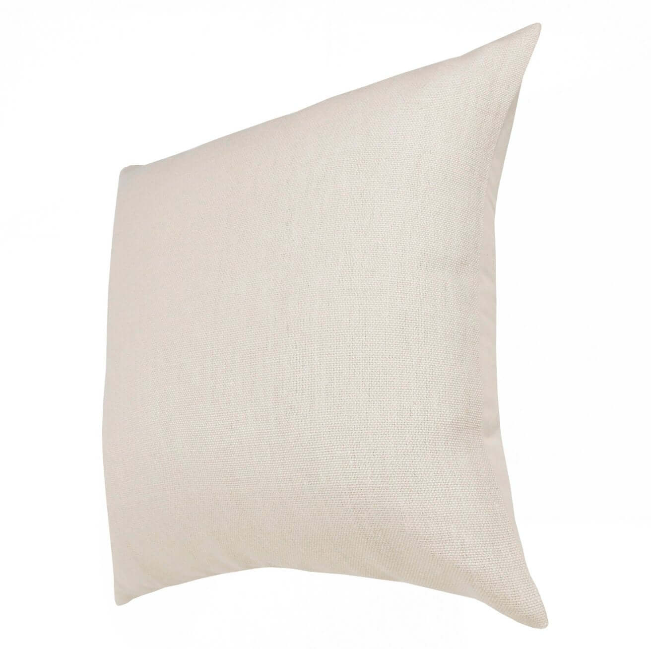 Linen Zippered Pillow in Variety of Solid Colors - 20" X 20"