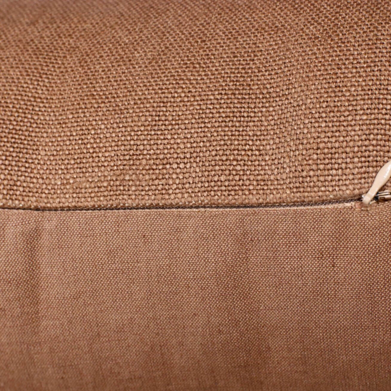 Linen Zippered Pillow in Variety of Solid Colors - 20" X 20"