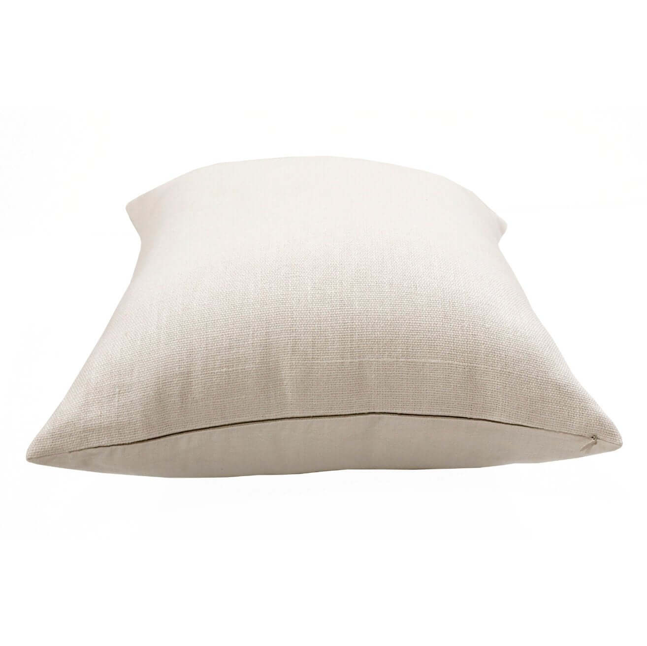 Linen Zippered Pillow in Variety of Solid Colors - 20" X 20"