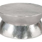 Madryn Metal Round Coffee Table in Sleek Silver - Revel Sofa 