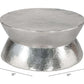 Madryn Metal Round Coffee Table in Sleek Silver - Revel Sofa 