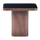Marcos Modern Steel Base End Table Glass Top - Revel Sofa 