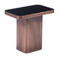 Marcos Modern Steel Base End Table Glass Top - Revel Sofa 