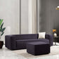 Marshall Modern Minimalist Contemporary Boucle Sofa 91” - Revel Sofa 