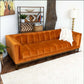 Melissa MCM Styled Channel Tufted Sofa 90” - Revel Sofa 