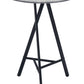 Metz Modern Beverage Bar Table Gray Concrete Top - Revel Sofa 