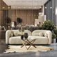 Donna Modern Minimalist Boucle Sofa Couch 93" (Variety of Colors) - Revel Sofa 