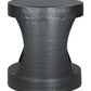 Nuuk Cylindrical Iron Side End Table in Black - Revel Sofa 