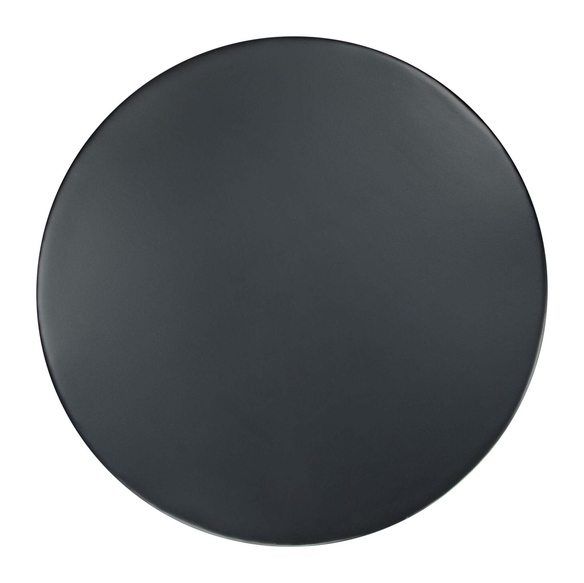Nuuk Cylindrical Iron Side End Table in Black - Revel Sofa 