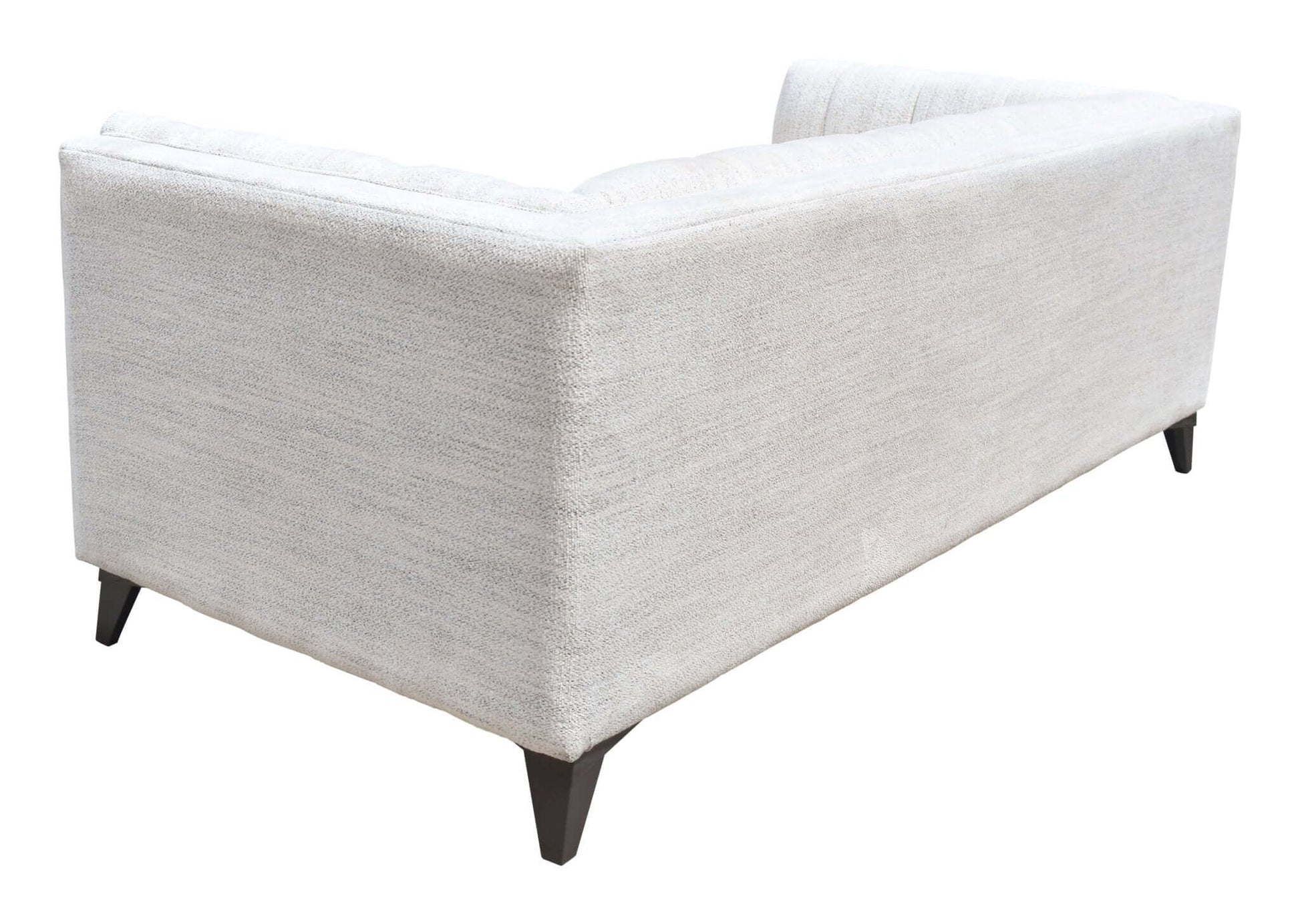 Punta Cana MCM Style Channel Tufted Polyester Fabric Sofa 79” - Revel Sofa 