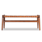 Cody MCM Styled Tan Genuine Strapped Leather Bench - Revel Sofa 