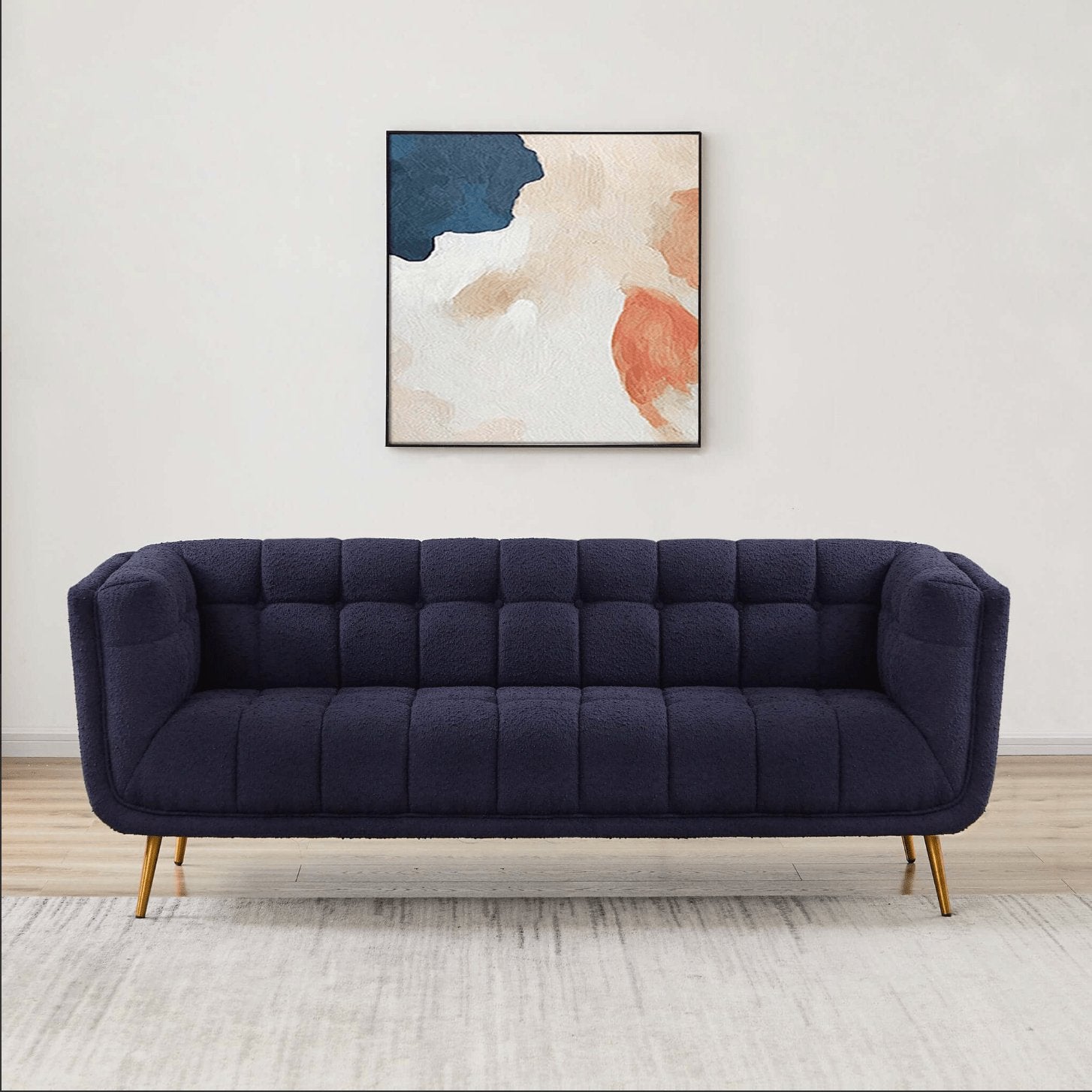 Addison MCM Styled Tufted Sofa Couch 86” - Revel Sofa 