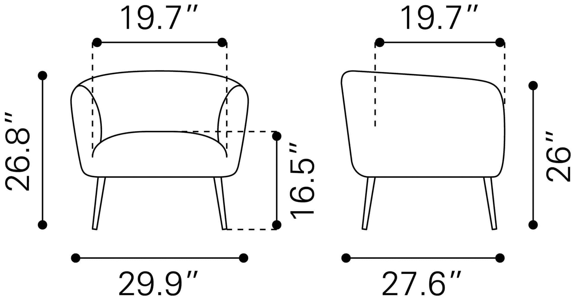 Deco Accent Chair: Embrace Art Deco Grandeur - Revel Sofa 