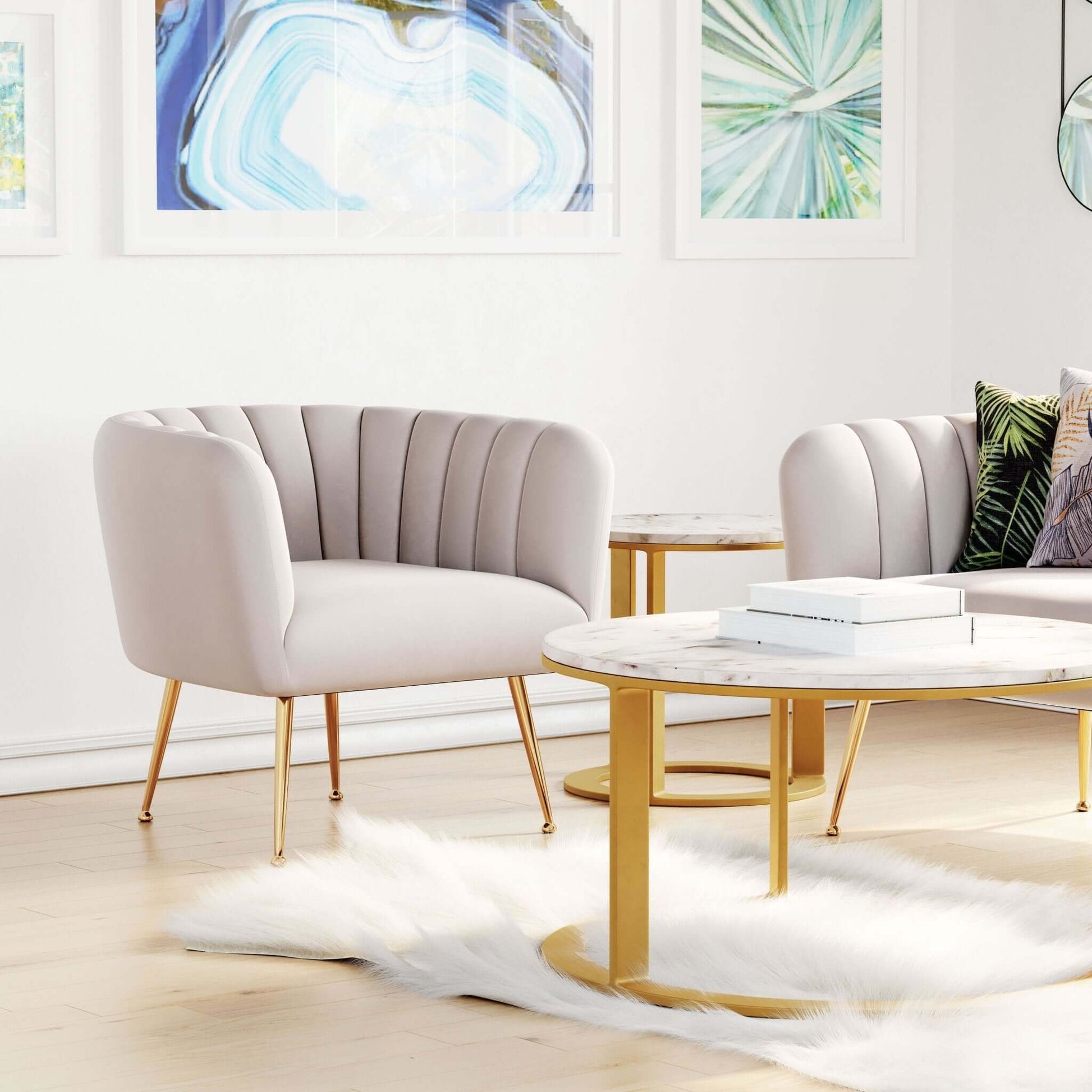 Deco Accent Chair: Embrace Art Deco Grandeur - Revel Sofa 