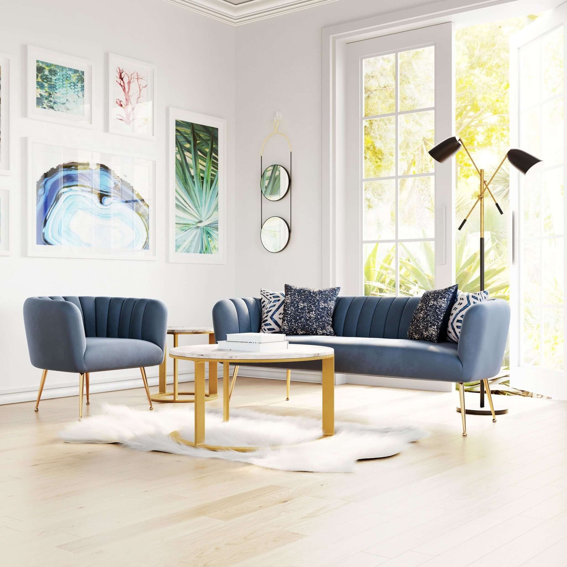 Deco Accent Chair: Embrace Art Deco Grandeur - Revel Sofa 