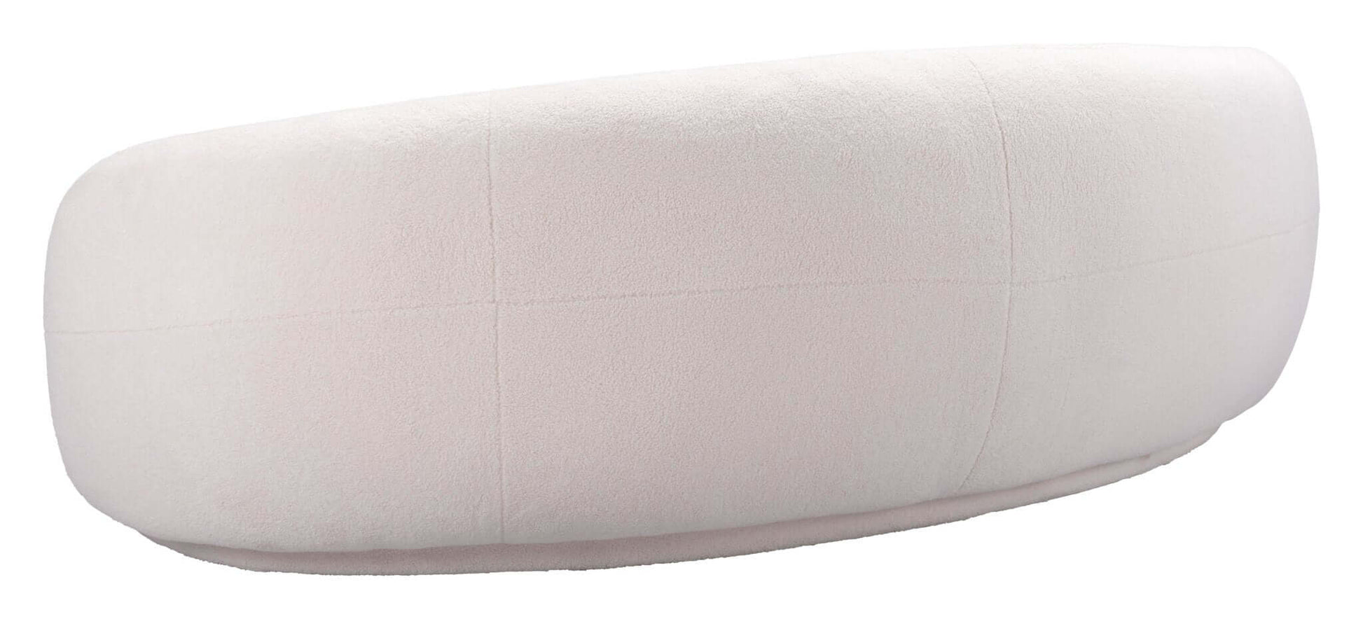 Tibet Modern Curvy Boucle Sofa 92” - Revel Sofa 