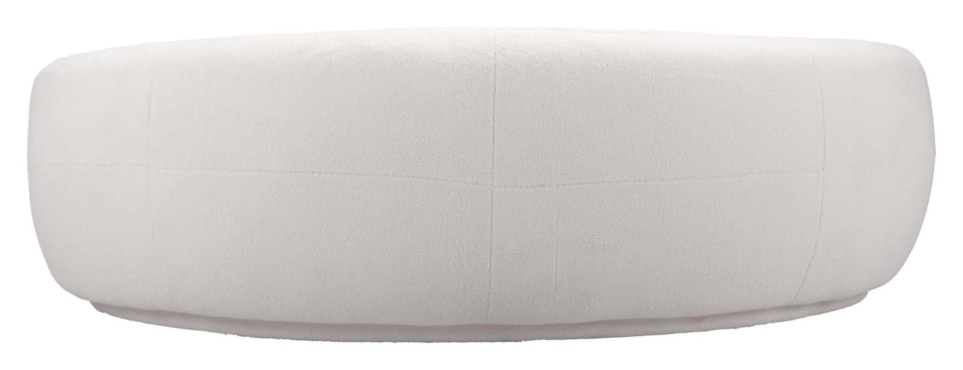 Tibet Modern Curvy Boucle Sofa 92” - Revel Sofa 