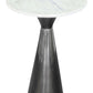 Tim Modern Accent End Table in White & Black - Revel Sofa 